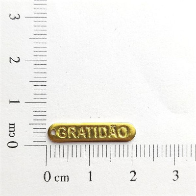 AC LATÃO PATUA GRATIDÃO 1 FURO