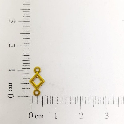 AC LATÃO LOSANGO 11MM LISO VZD 2 ARG