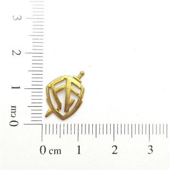 AC LATÃO ESCUDO FÉ P VZD S/ ARG