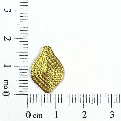 AC LATÃO NAVETE P LARGA BOLINHAS S/ FURO