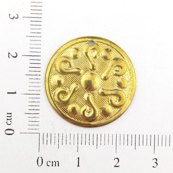 AC LATÃO REDONDO G TXT DESENHOS LISO 1 ARG