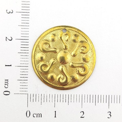 AC LATÃO REDONDO G TXT DESENHOS LISO 1 ARG