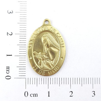 AC LATÃO OVAL SANTA RITA DE CASSIA 1 ARG