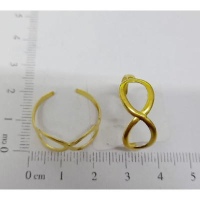 AC LATÃO ANEL REGULAVÉL INFINITO