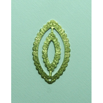 AC LATÃO NAVETE P GIRA TXT VZD 1 FURO