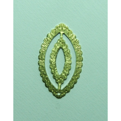 AC LATÃO NAVETE P GIRA TXT VZD 1 FURO