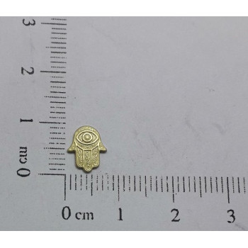 AC LATÃO MÃO HAMSA M 9MM S/ FURO