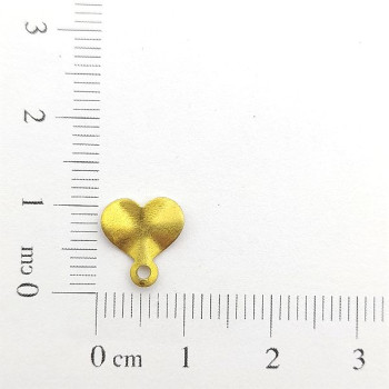 AC LATÃO CORAÇÃO ONDULADO P 1 ARG BAIXO