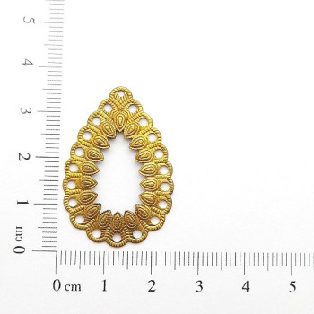 AC LATÃO GOTA MINI GOTAS BORDA FUROS