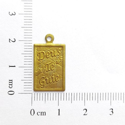 AC LATÃO PLACA DEUS TE GUIE 1 ARG