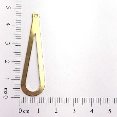 AC LATÃO GOTA G LISA VZD 1 FURO