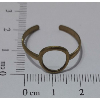 AC LATÃO ANEL REGULAVÉL ARO FINO REDONDO VZD