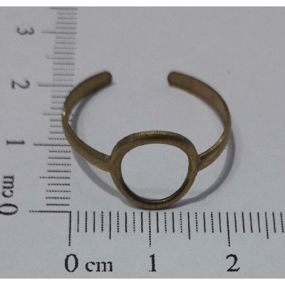 AC LATÃO ANEL REGULAVÉL ARO FINO REDONDO VZD