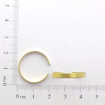 AC LATÃO ANEL REGULAVÉL FININHO LISO