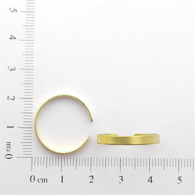 AC LATÃO ANEL REGULAVÉL FININHO LISO