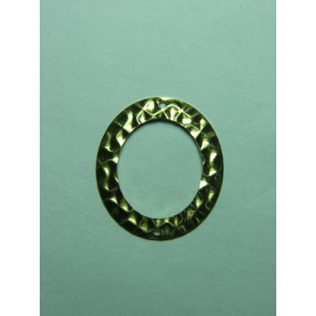 AC LATÃO OVAL G TXT VZD 2 FUROS