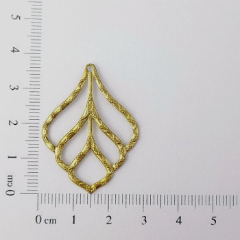 AC LATÃO FOLHA 35MM VZD TXT 1 FURO