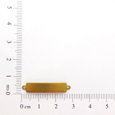 AC LATÃO PLAQUINHA INFANTIL LISA