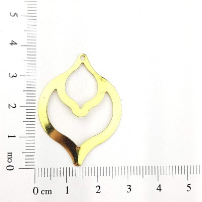 AC LATÃO BALÃO G LISO 2 VZD 1 FURO