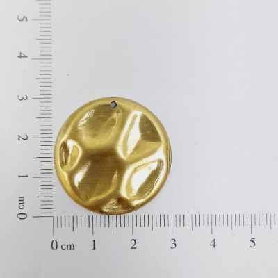 AC LATÃO CRATERA G REDONDA  28MM 1 FURO