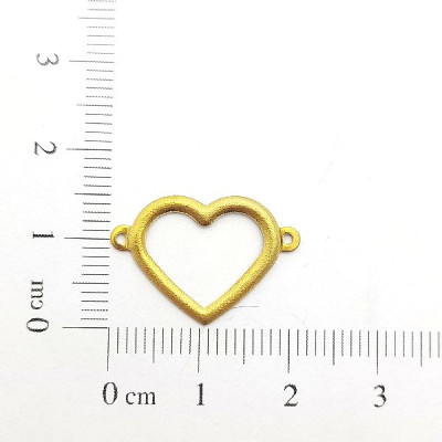 AC LATÃO CORAÇÃO M 15MM LISO VZD 2 ARG