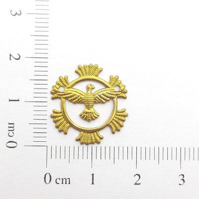 AC LATÃO REDONDO VZD ESPIRITO SANTO 2 FUROS