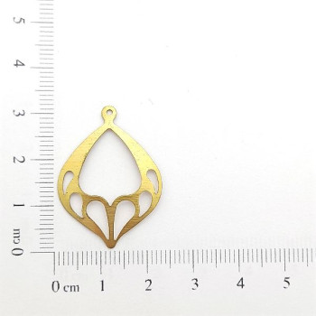 AC LATÃO GOTA LISA PONTA VZD BAIXO 1 ARG