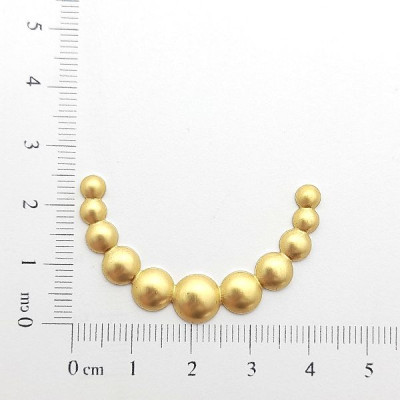 AC LATÃO REDONDOS MEIA LUA LISO S/ FURO