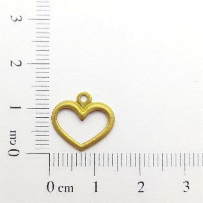 AC LATÃO CORAÇÃO P 13MM LISO VZD 1 ARG