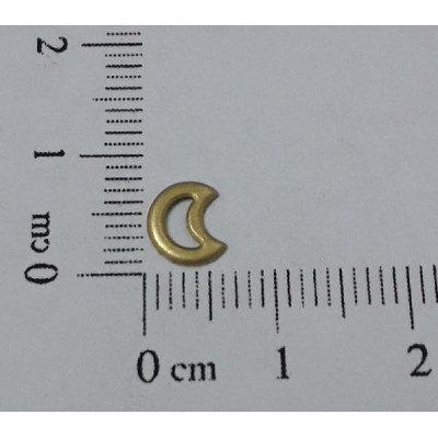 AC LATÃO LUA P 7MM LISA ABL VZD S/ FURO