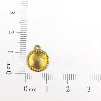 AC LATÃO REDONDO MEIO LISO ABL BORDA 1 ARG