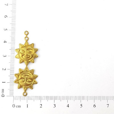 AC LATÃO SOL ESTAMPADO DUPLO