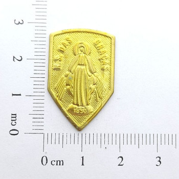 AC LATÃO ESCUDO NSS SRA DAS GRAÇAS S/ FURO