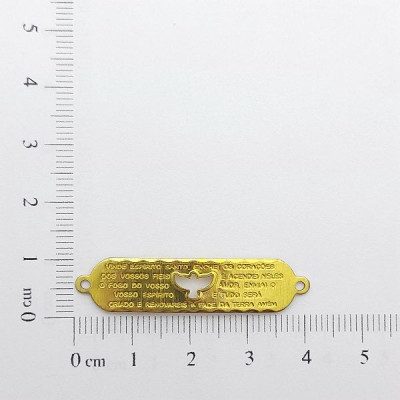 AC LATÃO PLAQUINHA ESPIRITO SANTO 2 ARG