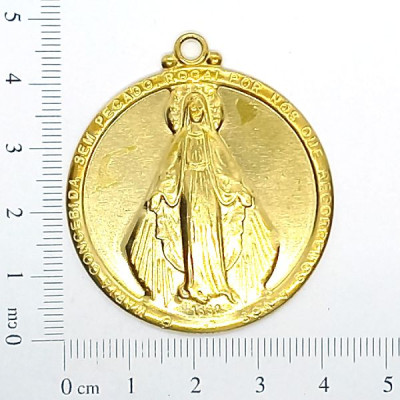 AC LATÃO MEDALHA GNSS SRA DAS GRAÇAS RESINA 1 ARG