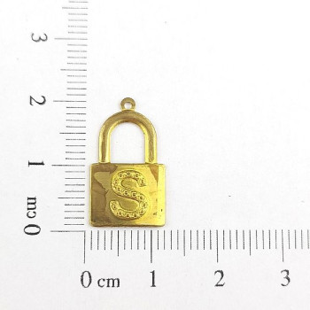 AC LATÃO CADEADO LETRA 