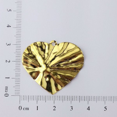 AC LATÃO CORAÇÃO G 30MM AMASSADO 1 ARG