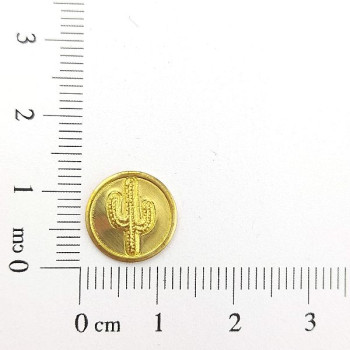 AC LATÃO REDONDO P CACTO BORDA LISA S/ ARG