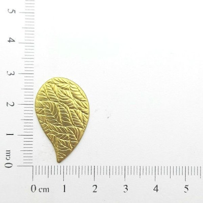 AC LATÃO FOLHA TXT LADO ESQUERDO S/ ARG