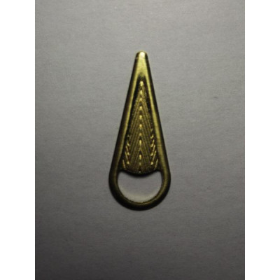 AC LATÃO GOTA M VZD BAIXO TXT BORDA S/ ARG