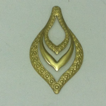 AC LATÃO GOTA VZD TXT LATERAIS S/ FURO