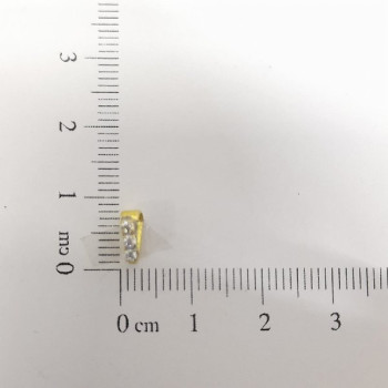 AC LATÃO CONTRA ARGOLA P ABAULADA ZIRCONIA