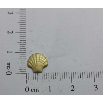 AC LATÃO CONCHA DO MAR M 9MM S/ FURO