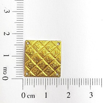 AC LATÃO QUADRADOTXT XADREZ 4 FUROS