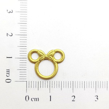 AC LATÃO MINNIE P LAÇO CHEIO LISO S/ ARG