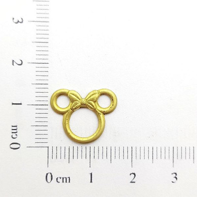 AC LATÃO MINNIE P LAÇO CHEIO LISO S/ ARG