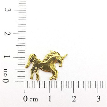 AC LATÃO UNICÓRNIO DIREITO RESINA S/ ARG