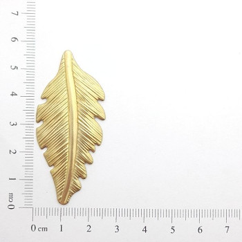 AC LATÃO FOLHA G TXT ESQUERDO S/ FURO