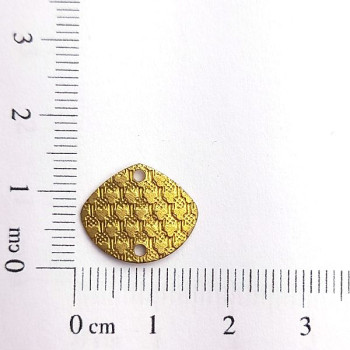 AC LATÃO LEQUE P TXT CHEIO 2 FUROS