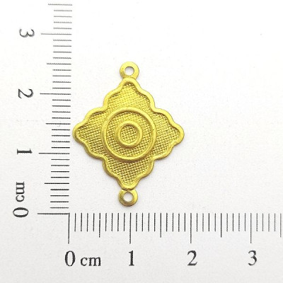 AC LATÃO QUADRADO OLHO GREGO 2 ARG